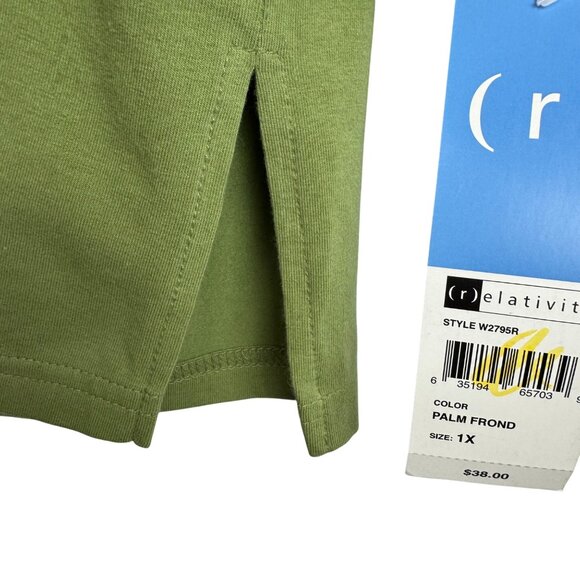 Bundle of‎ 3 NWT New With Tags 1X/XL Womens 95%+ Cotton Blouses with 3/4 Sleeves - Picture 4 of 13